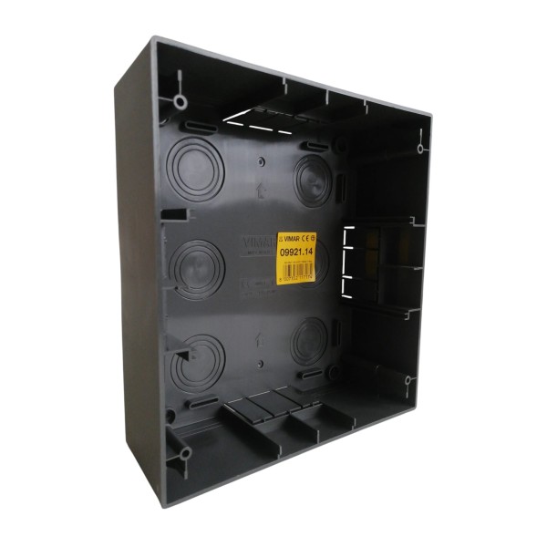 Vimar 09921.14 wall box 18/21m black